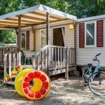 Extérieur Mobil-Home Access 2 Chambres Camping L'Etoile de Mer - Camping Hérault bord de mer