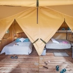 Tente - Paillote - 2 chambres - Photo non contractuelle