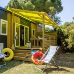 Extérieur Mobil-Home Family Espace privilège - Camping L'Etoile de Mer Hérault bord de mer