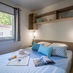 Chambre double Mobil-Home Grand Family Espace - Camping Hérault bord de mer