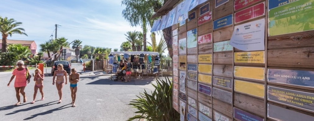 La plage à proximité du camping 